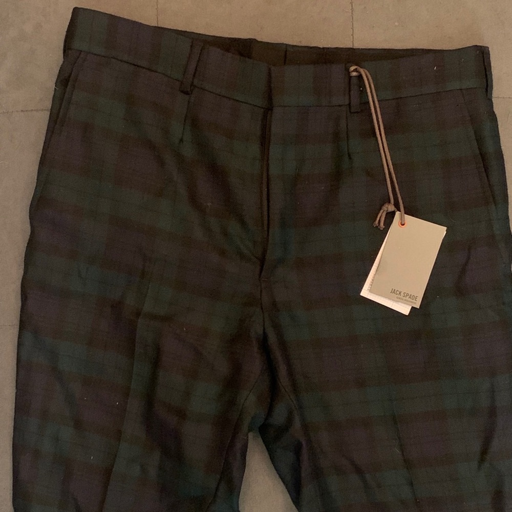 Jack Spade Checkered Wool Trousers